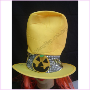 Top hat pumpkin skull orange- SALE 25% Top hat pumpkin skull orange- SALE 25%