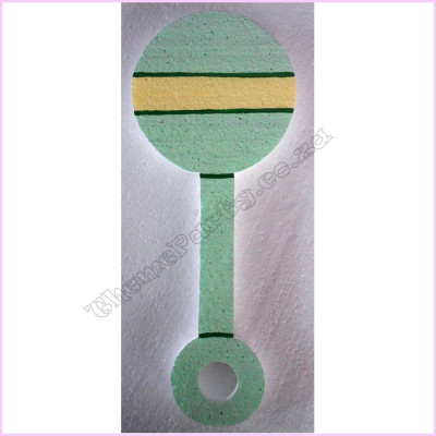 Baby Rattle Poly 30cm   Packet Green