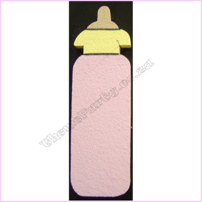 Baby Bottle Poly 30cm   Packet Pink