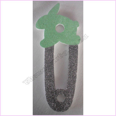Baby Pins Poly 30cm   Packet Green