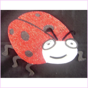 Ladybug Poly Feelers Pkt 25cm Ladybug Poly Feelers Pkt 25cm