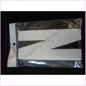 Letter polystyrene 10cm packet plain N Letter polystyrene 10cm packet plain N