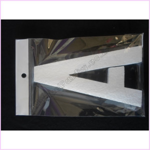 Letter polystyrene 15cm packet plain A Letter polystyrene 15cm packet plain A