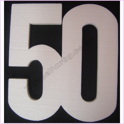 50th Poly 30cm Packet Plain