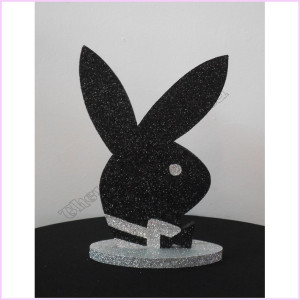 Playboy Centrepiece base poly black Playboy Centrepiece base poly black