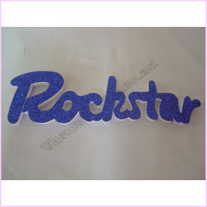 Rockstar poly 30cm glitter Blue Rockstar poly 30cm glitter Blue
