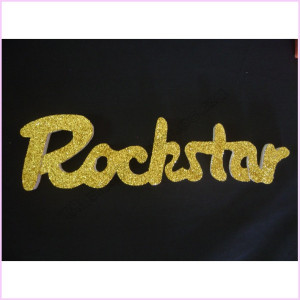 Rockstar polystyrene 30cm glitter gold Rockstar polystyrene 30cm glitter gold