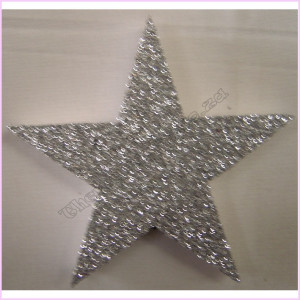 Star Poly 10cm Glitter Packet Silver Star Poly 10cm Glitter Packet Silver