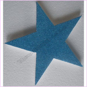 Star Poly 30cm Glitter Packet Teal Star Poly 30cm Glitter Packet Teal