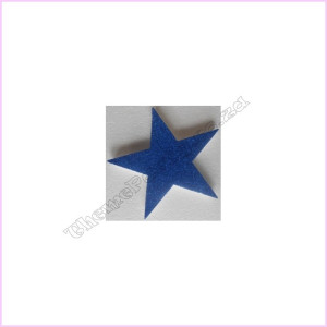 Star Poly 10cm Glitter Packet Blue Star Poly 10cm Glitter Packet Blue