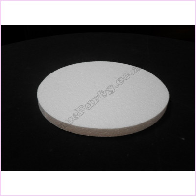 Circle 15mm Thick Poly Plain 10cm
