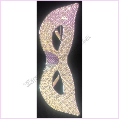 Glasses Venetian Mask Plastic Silver