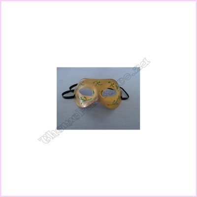 Venetian Mask Plastic Gold   Glitter