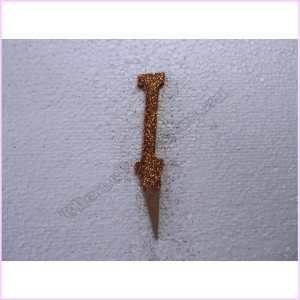 Cake Topper 7cm Glitter Rose Gold I Cake Topper 7cm Glitter Rose Gold I