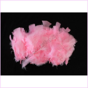 Feathers Pkt 300 10cm Baby Pink