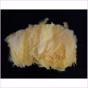 Feathers Pkt 300 10cm Yellow
