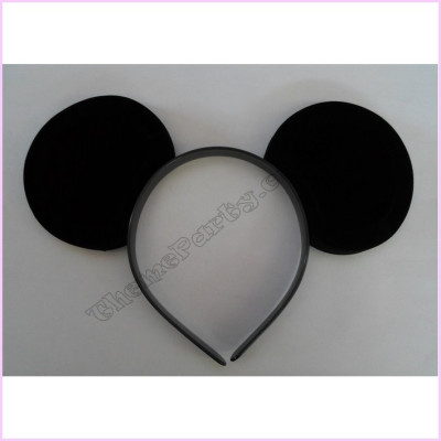 Mouse Ears 23cm plastic black