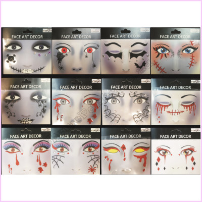 Halloween Tattoos - Pkt 12 Assorted