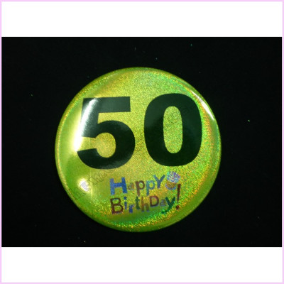 Birthday Badge 15cm 50th