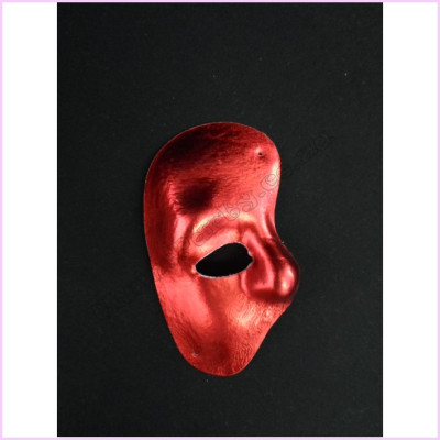 Mask Half Face 18cm Red