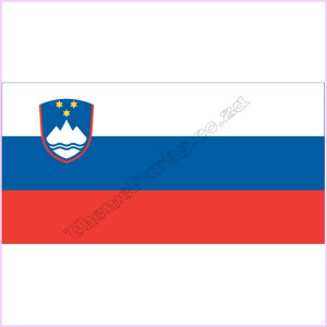 Flag material 150x90cm Slovenia