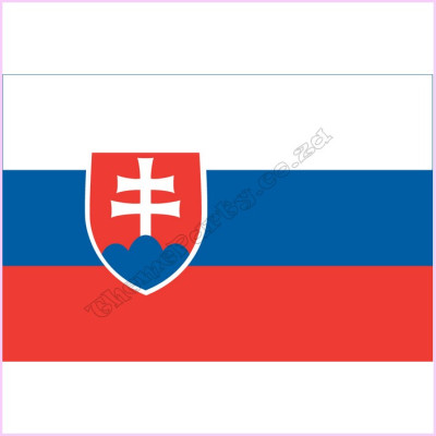 Flag material 150x90cm Slovakia