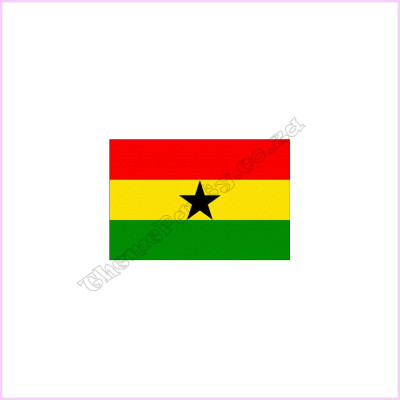 Flag material 150x90cm Ghana