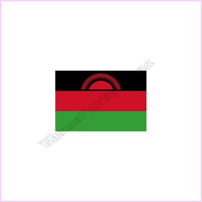 Flag material 150x90cm Malawi