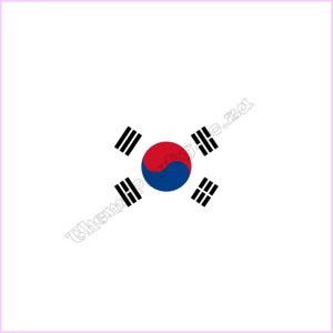 Flag material 150x90cm Korea REP