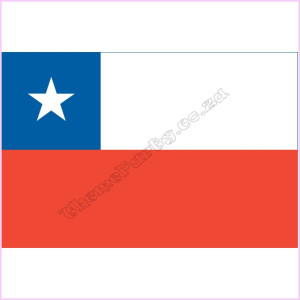 Flag material 150x90cm Chile