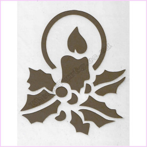 Christmas Stencils Pack 2 Candle