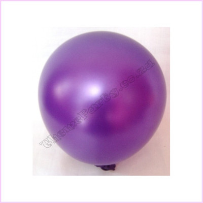 Balloon 30cm Metallic Pkt100 Purple