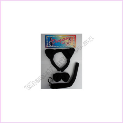 Cat Set material ears,tail  bowtie