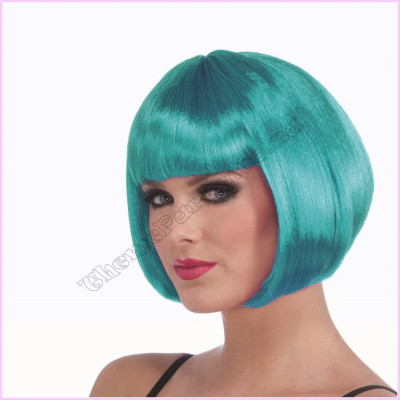 Wig Short Bob Blue