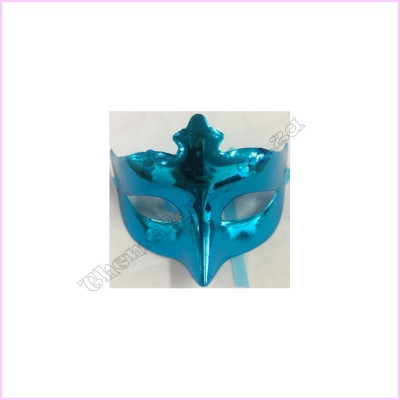 Venetian Mask Metallic Blue
