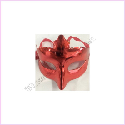 Venetian Mask Metallic Red