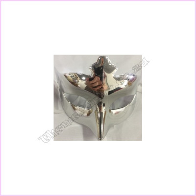 Venetian Mask Metallic Silver