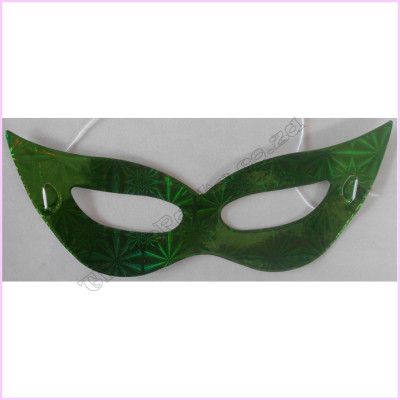Paper Mask Hologram Design Pkt 12 Green