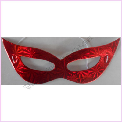 Paper Mask Hologram Design Pkt 12 Red