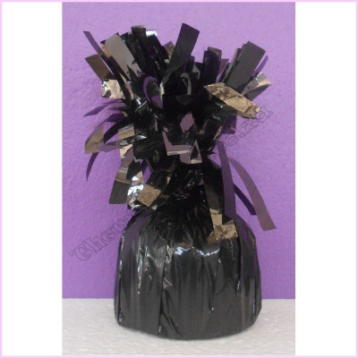 Balloon Weight 12cm Foil Black