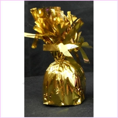 Balloon Weight 12cm Foil Gold