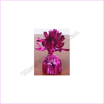 Balloon Weight 12cm Foil Hot Pink