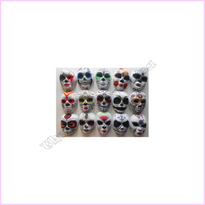Eva Face Mask Skeleton Pkt3 Asst Designs