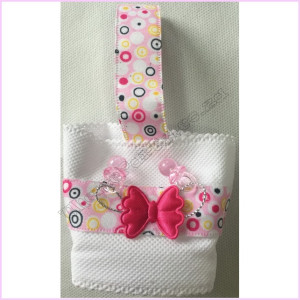Baby Shower Butterfly Bag 8cm Pink