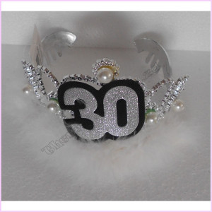 Tiara Plastic Silver   Fur 30th