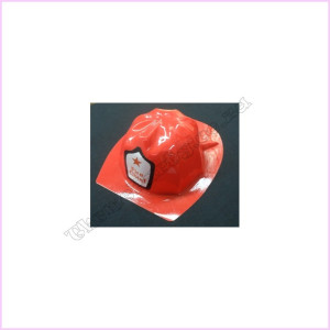 Firemans Helmet Plastic Red