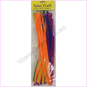 Chenille Pkt 48 30cm Multi