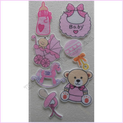 Baby Shower Decorations 7 Pcs Pink