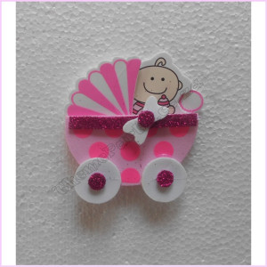 Baby Shower Decor Pink Pram